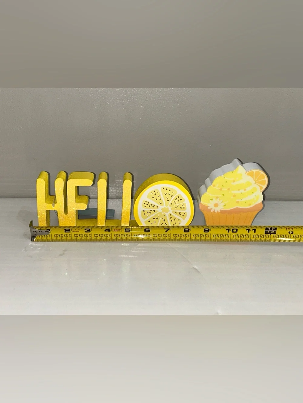 The Spring Shop Ceramic Mini Mug & Yellow Hello Lemon Decor Set